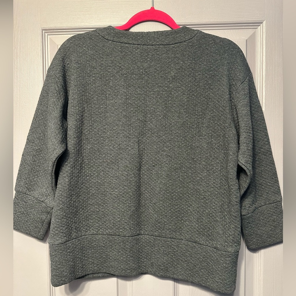 Lacoste dark grey crewneck sweater